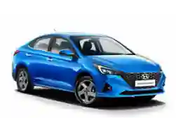 Hyundai Solaris синий
